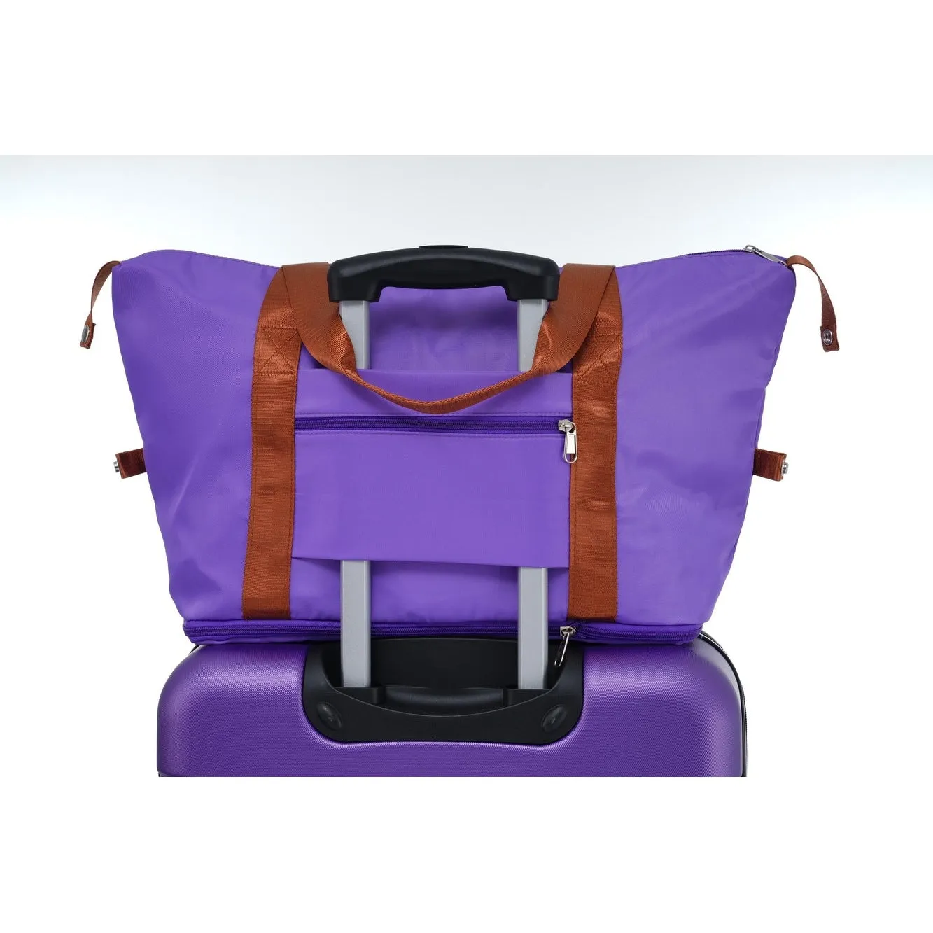 2 Pcs Hardshell Luggage Sets 20" Lightweight Carry On Spinner Suitcase with TSA Lock   Weekender Bag