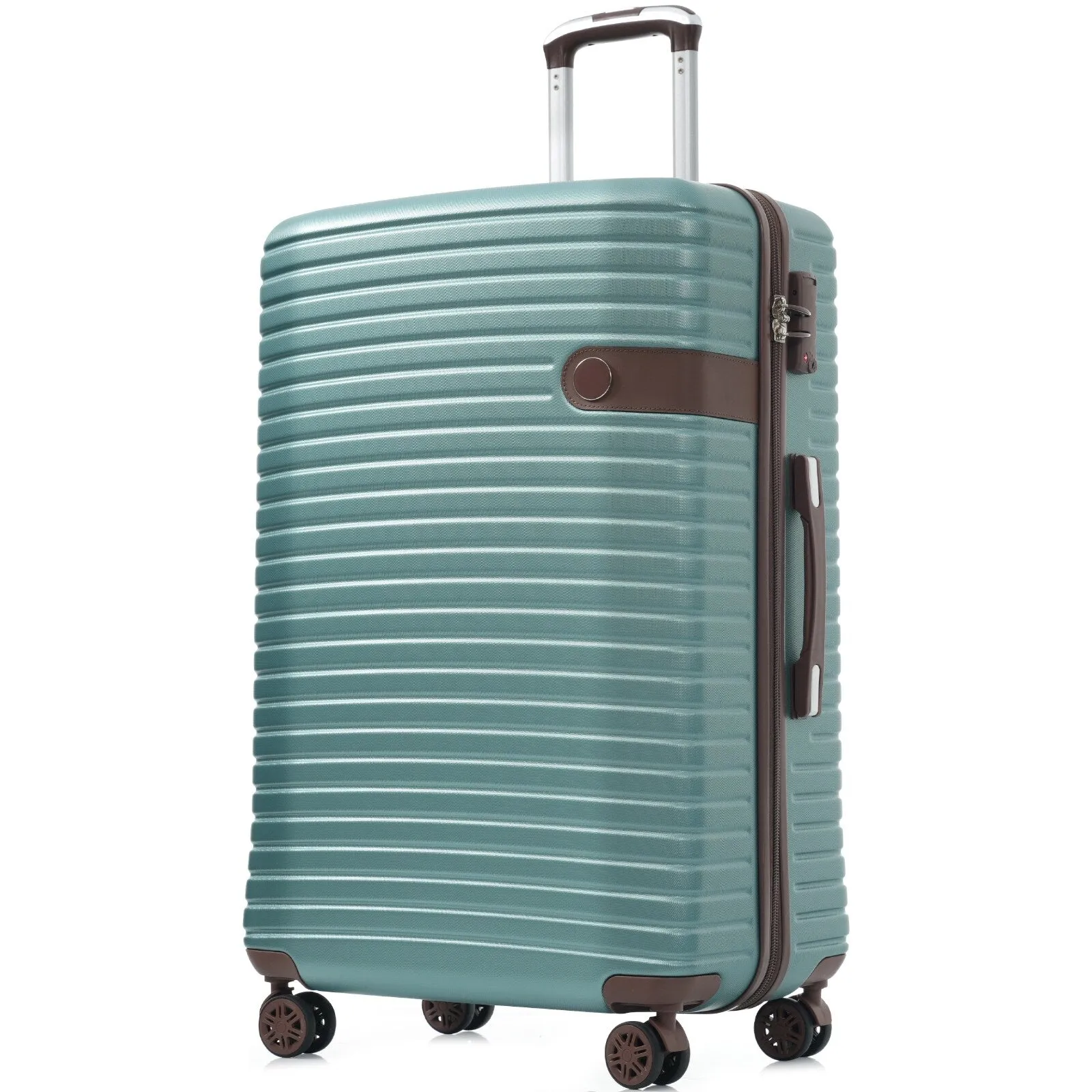 2-Piece Hardshell Luggage Set with 8 Packing Cube Set & TSA Lock, Lightweight Suitcases with Spinner Wheels