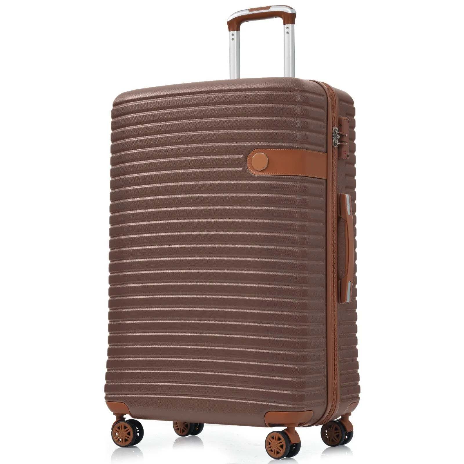 2-Piece Hardshell Luggage Set with 8 Packing Cube Set & TSA Lock, Lightweight Suitcases with Spinner Wheels