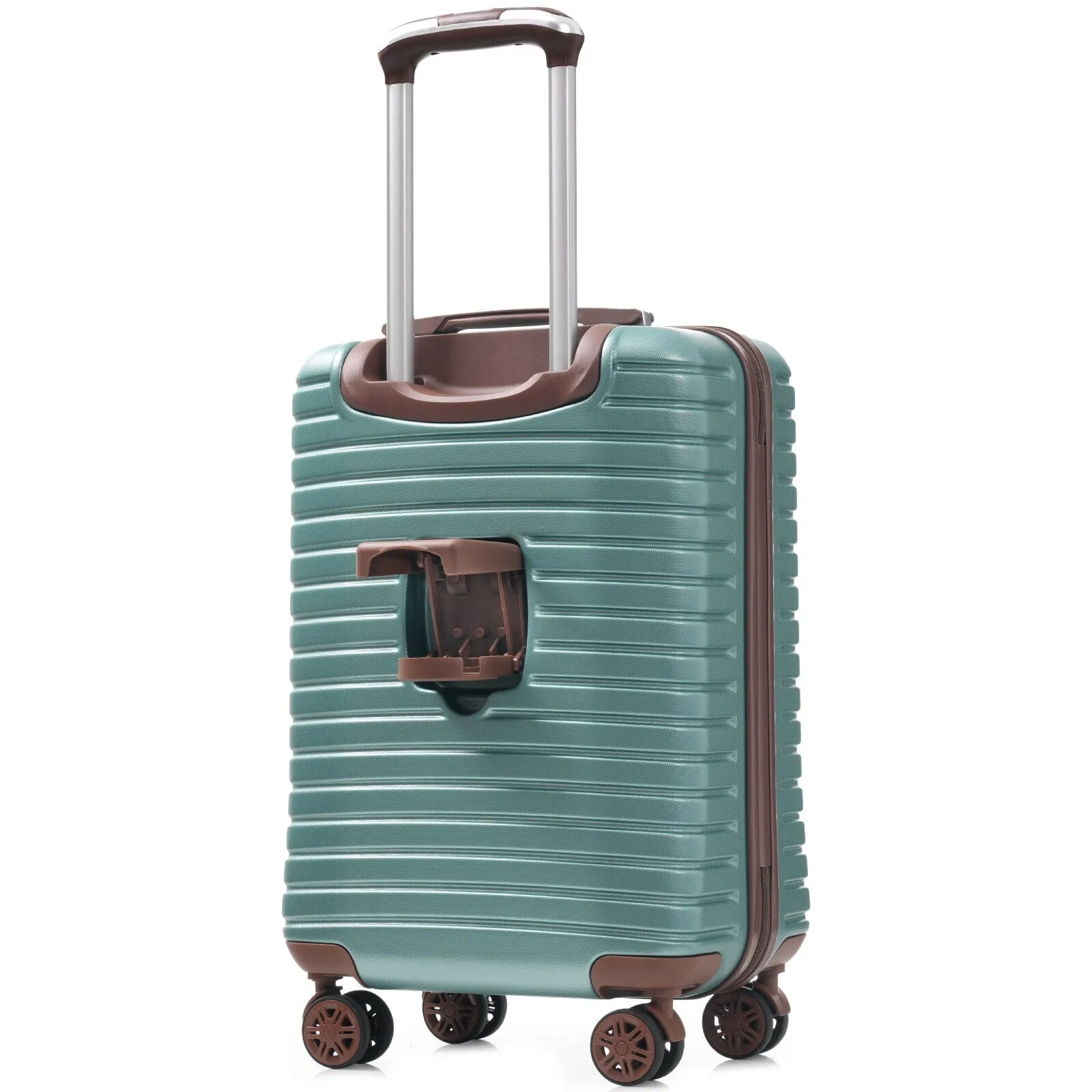 2-Piece Hardshell Luggage Set with 8 Packing Cube Set & TSA Lock, Lightweight Suitcases with Spinner Wheels
