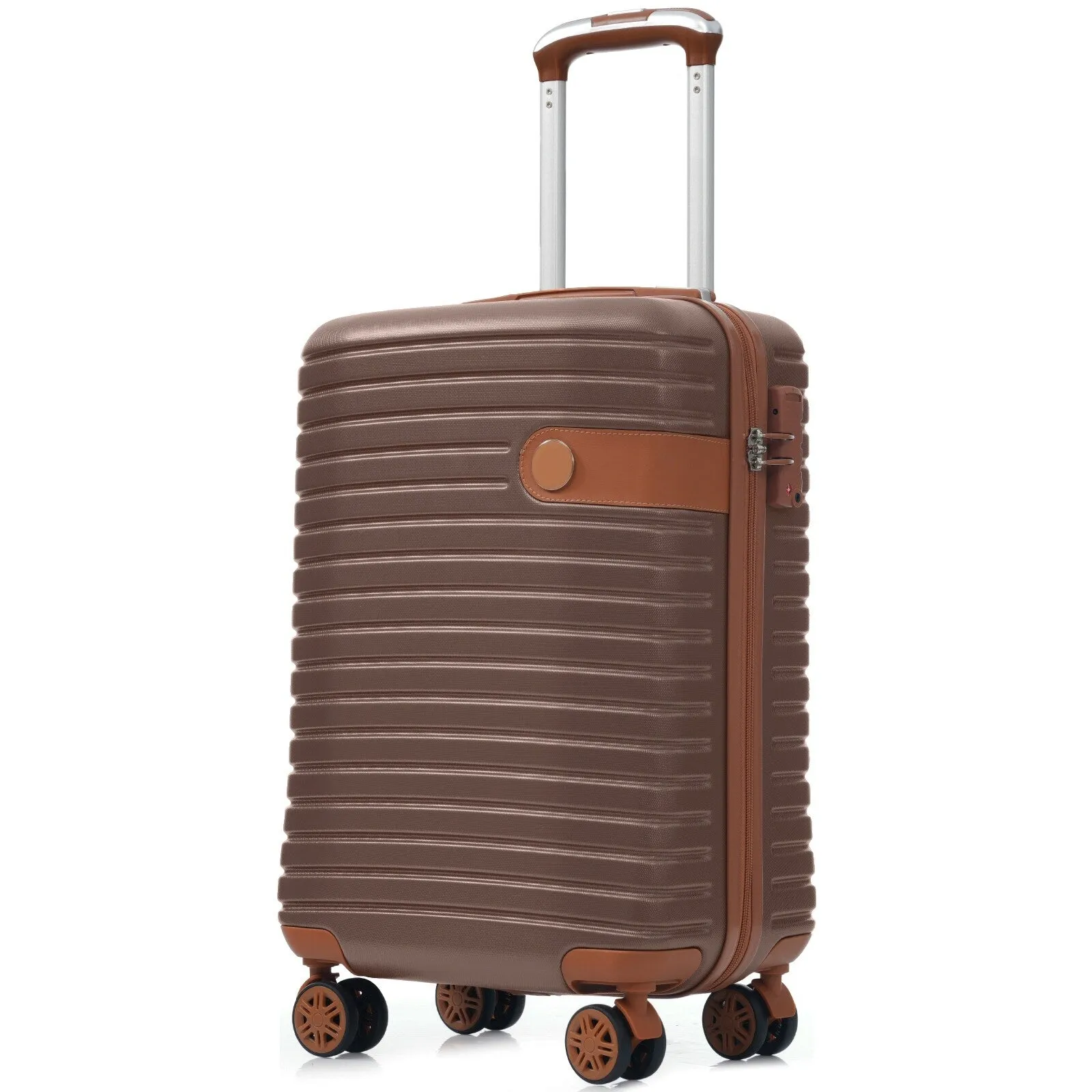 2-Piece Hardshell Luggage Set with 8 Packing Cube Set & TSA Lock, Lightweight Suitcases with Spinner Wheels