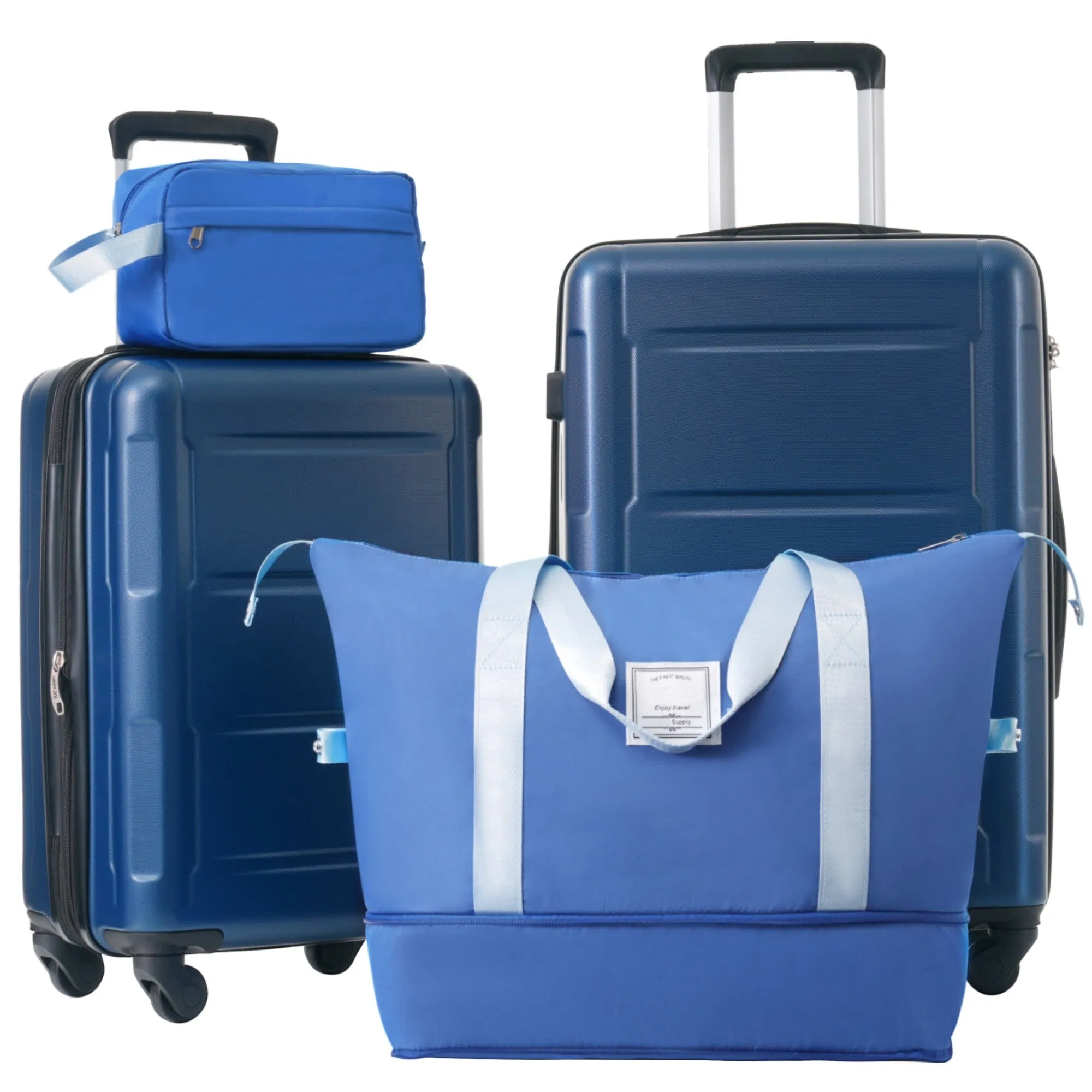 20"/24" Luggage Set with Expanable Bags and TSA Lock & Spinner Wheels