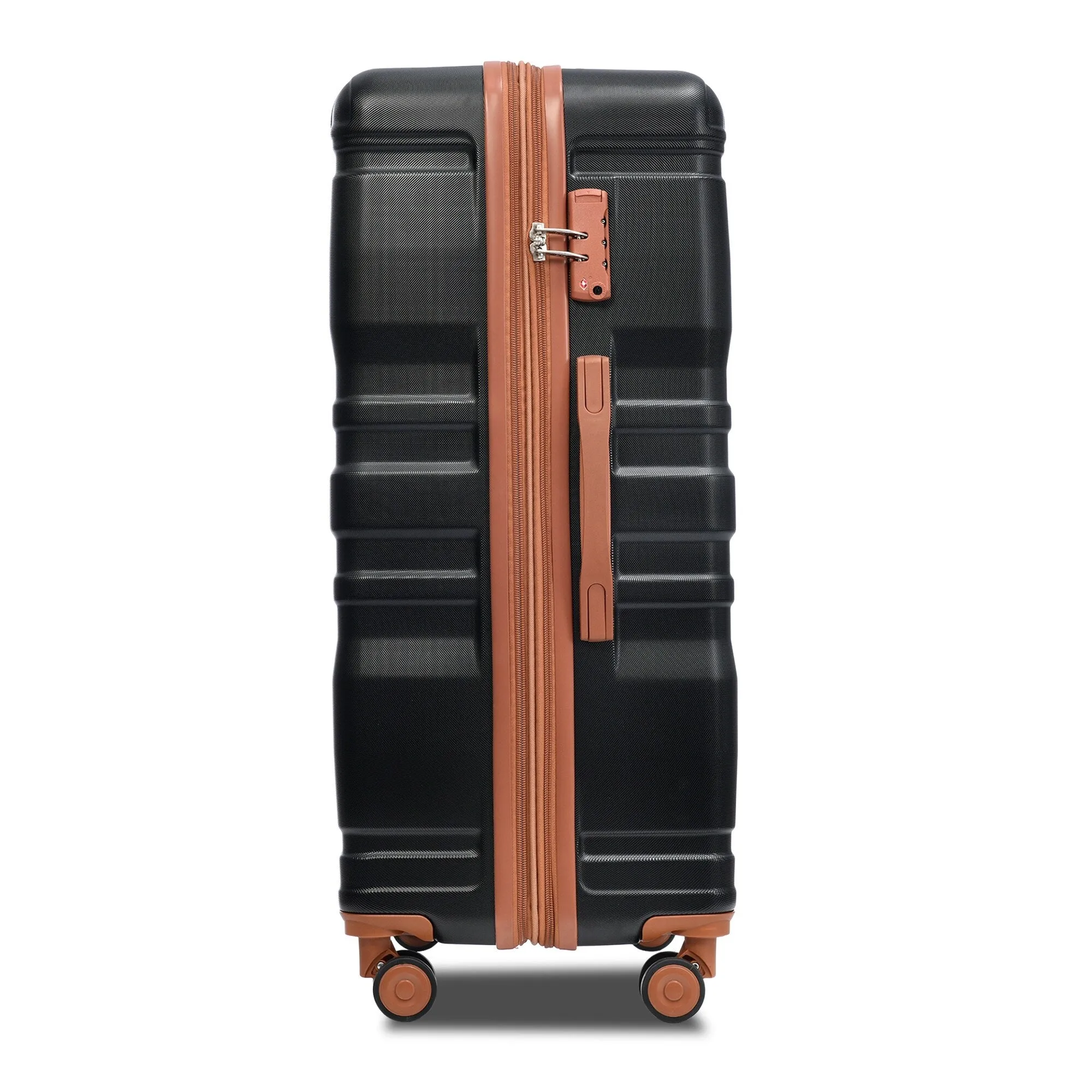 3 Pcs Luggage Set, Expandable ABS Hardshell Suitcases Spinner Wheels with TSA Lock 20''24''28''