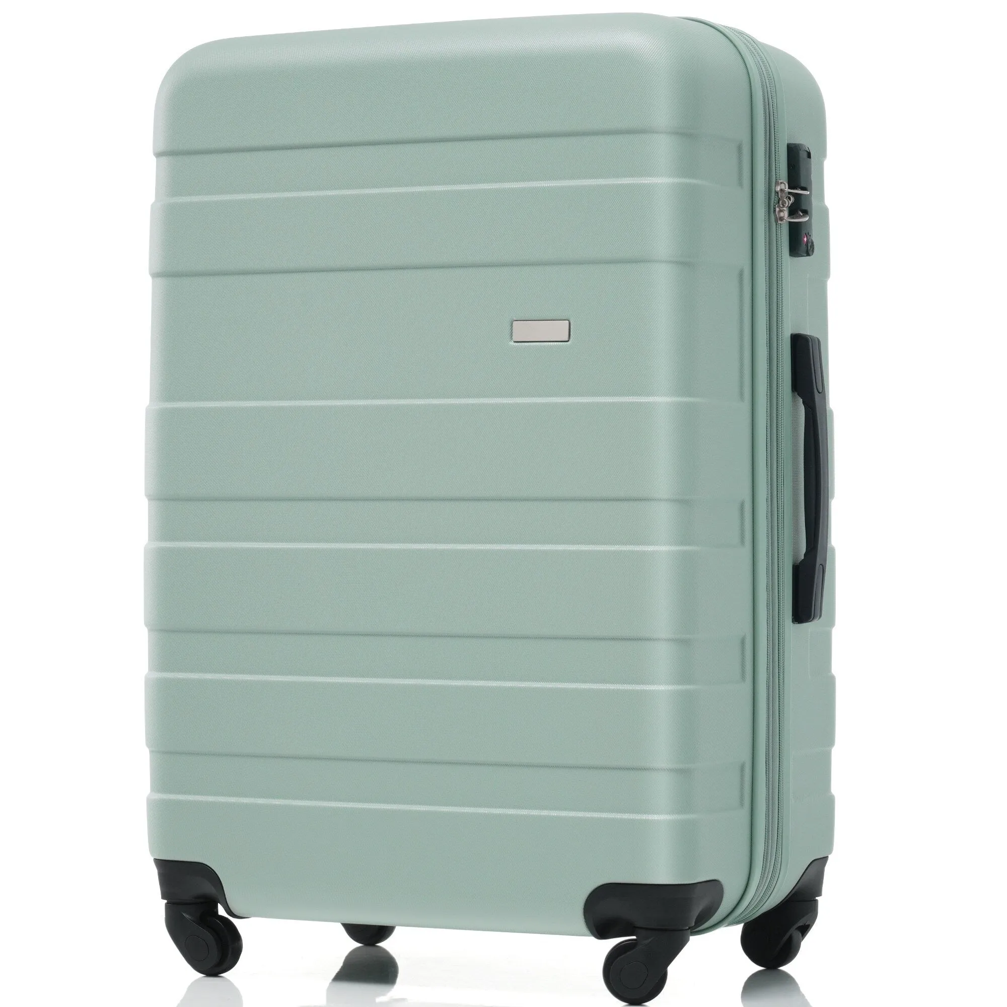 3 Pcs Luggage Set, Expandable ABS Hardshell Suitcases Spinner Wheels with TSA Lock 20''24''28''