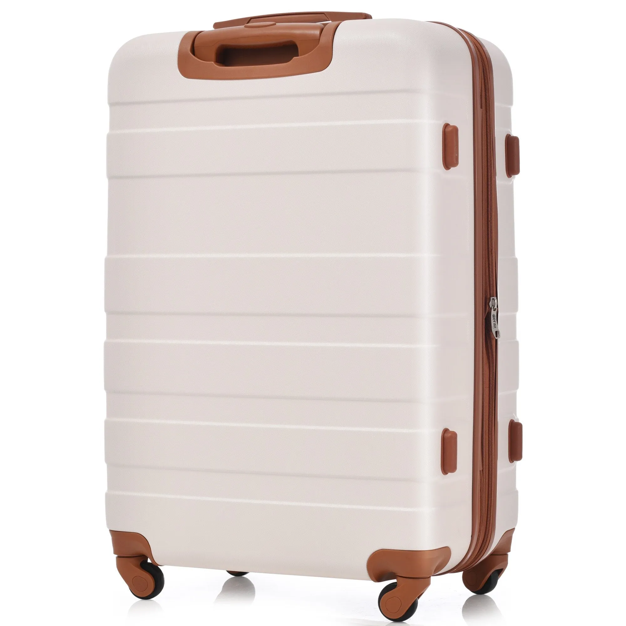 3 Pcs Luggage Set, Expandable ABS Hardshell Suitcases Spinner Wheels with TSA Lock 20''24''28''