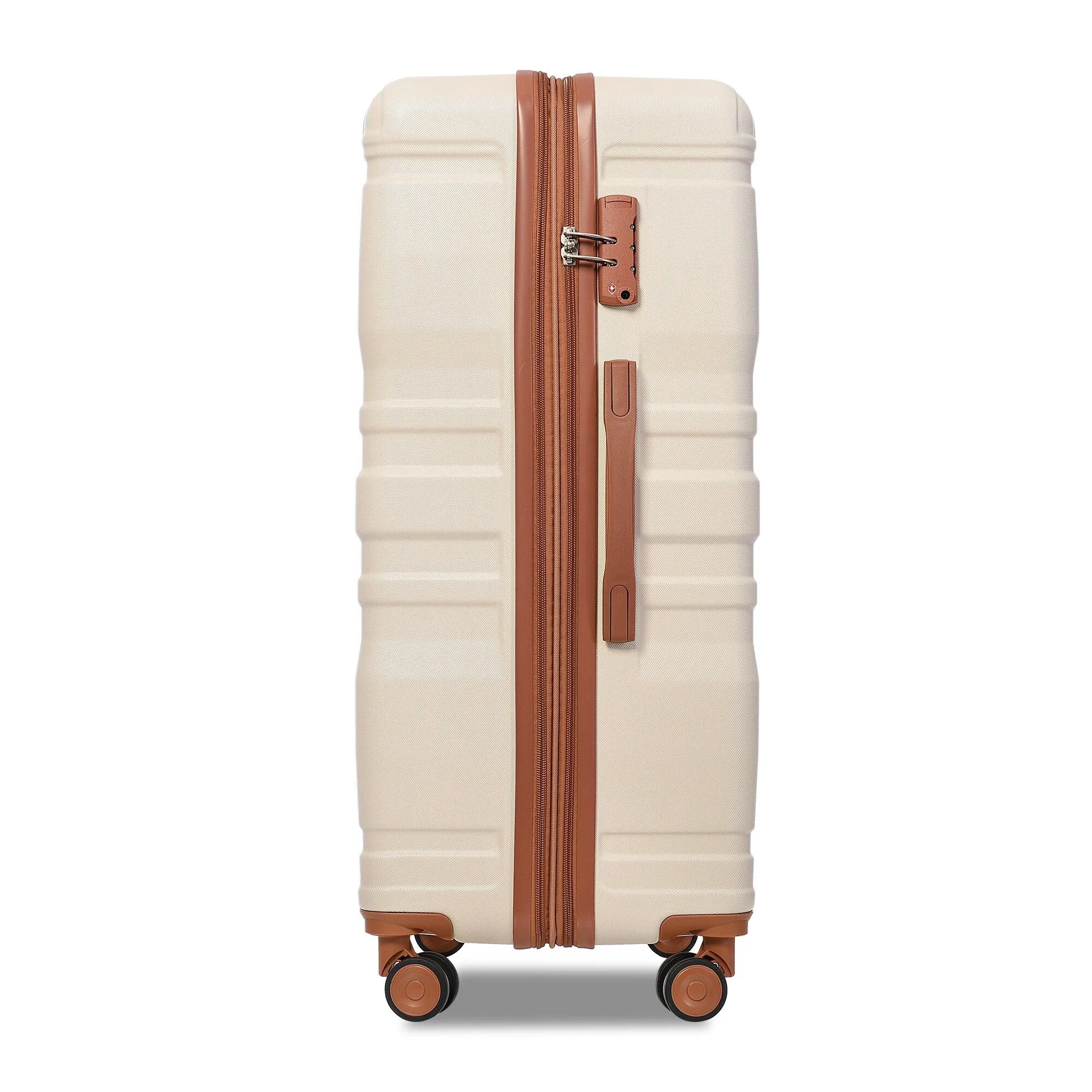 3 Pcs Luggage Set, Expandable ABS Hardshell Suitcases Spinner Wheels with TSA Lock 20''24''28''