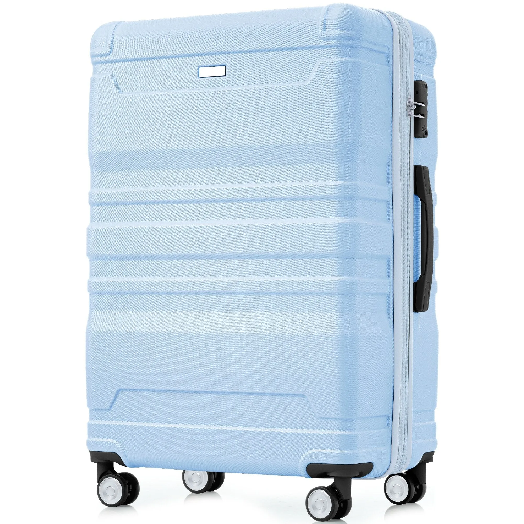 3 Pcs Luggage Set, Expandable ABS Hardshell Suitcases Spinner Wheels with TSA Lock 20''24''28''