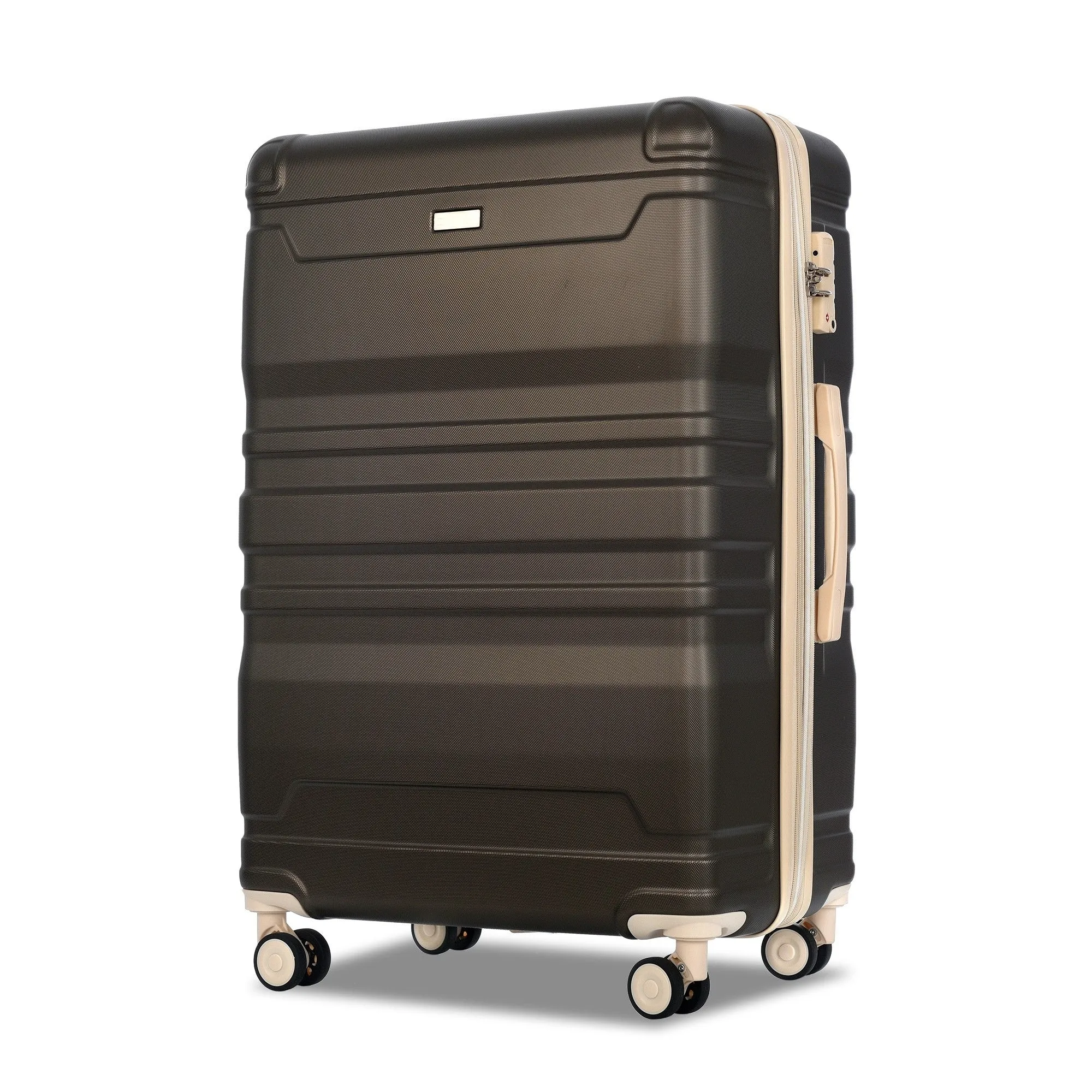 3 Pcs Luggage Set, Expandable ABS Hardshell Suitcases Spinner Wheels with TSA Lock 20''24''28''