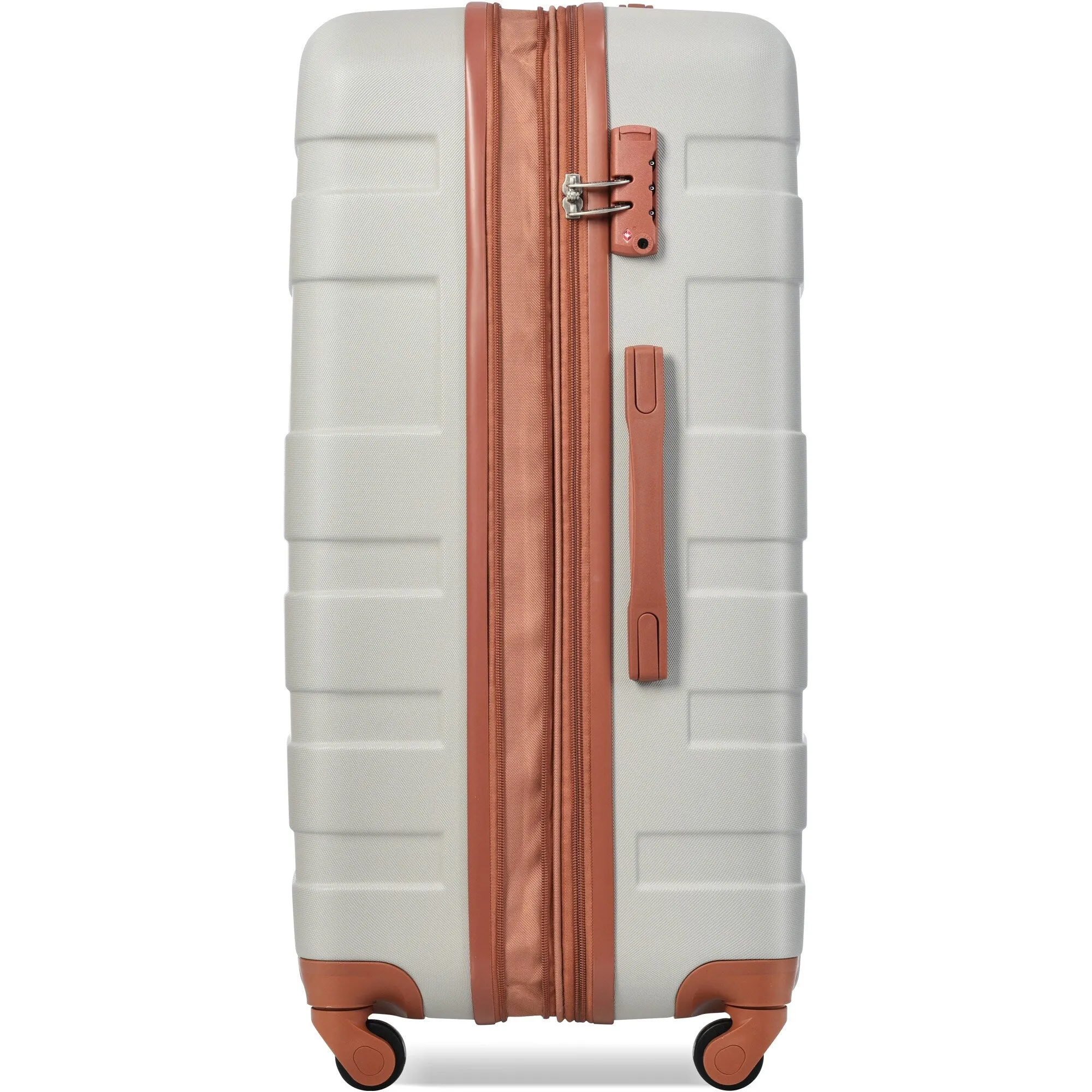 3 Pcs Luggage Set, Expandable ABS Hardshell Suitcases Spinner Wheels with TSA Lock 20''24''28''