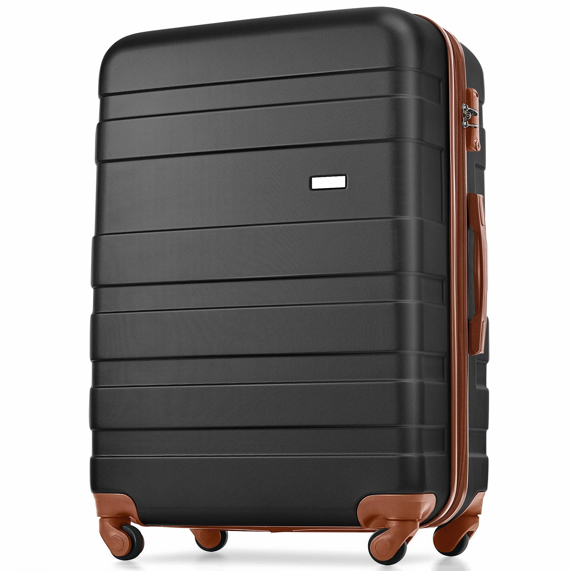 3 Pcs Luggage Set, Expandable ABS Hardshell Suitcases Spinner Wheels with TSA Lock 20''24''28''