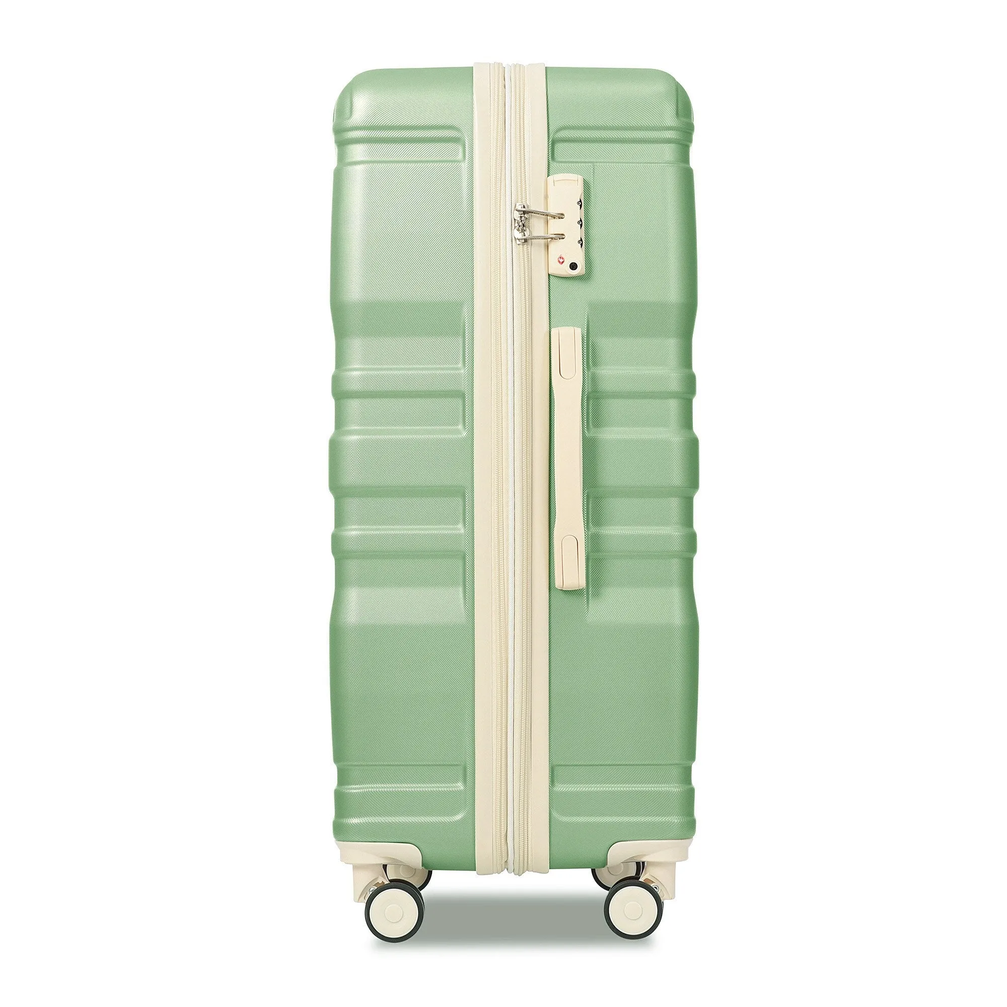 3 Pcs Luggage Set, Expandable ABS Hardshell Suitcases Spinner Wheels with TSA Lock 20''24''28''
