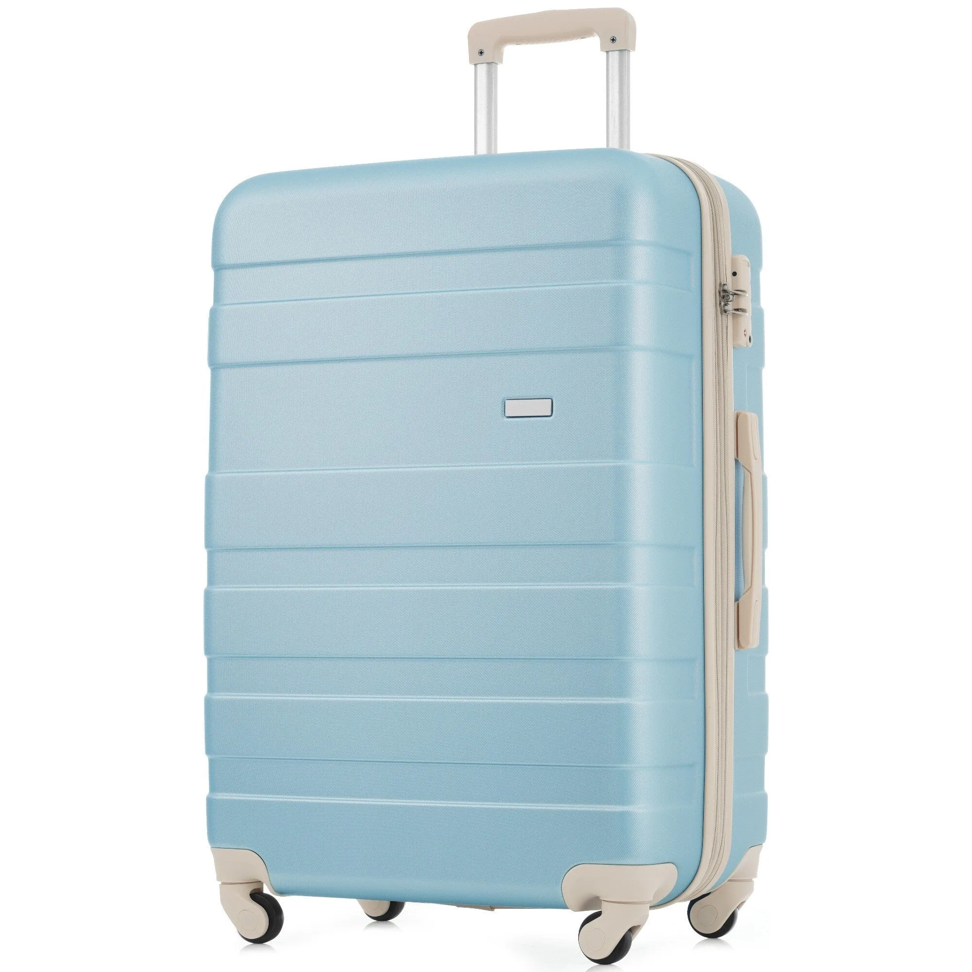 3 Pcs Luggage Set, Expandable ABS Hardshell Suitcases Spinner Wheels with TSA Lock 20''24''28''