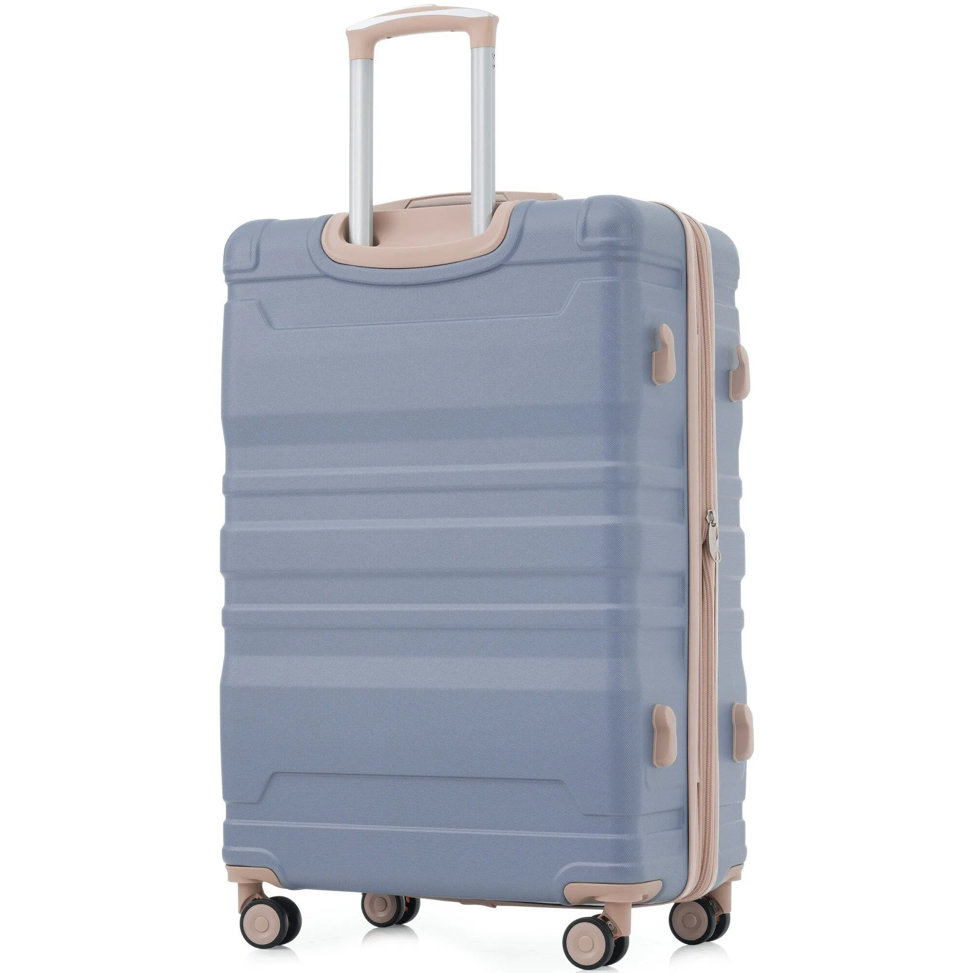 3 Pcs Luggage Set, Expandable ABS Hardshell Suitcases Spinner Wheels with TSA Lock 20''24''28''