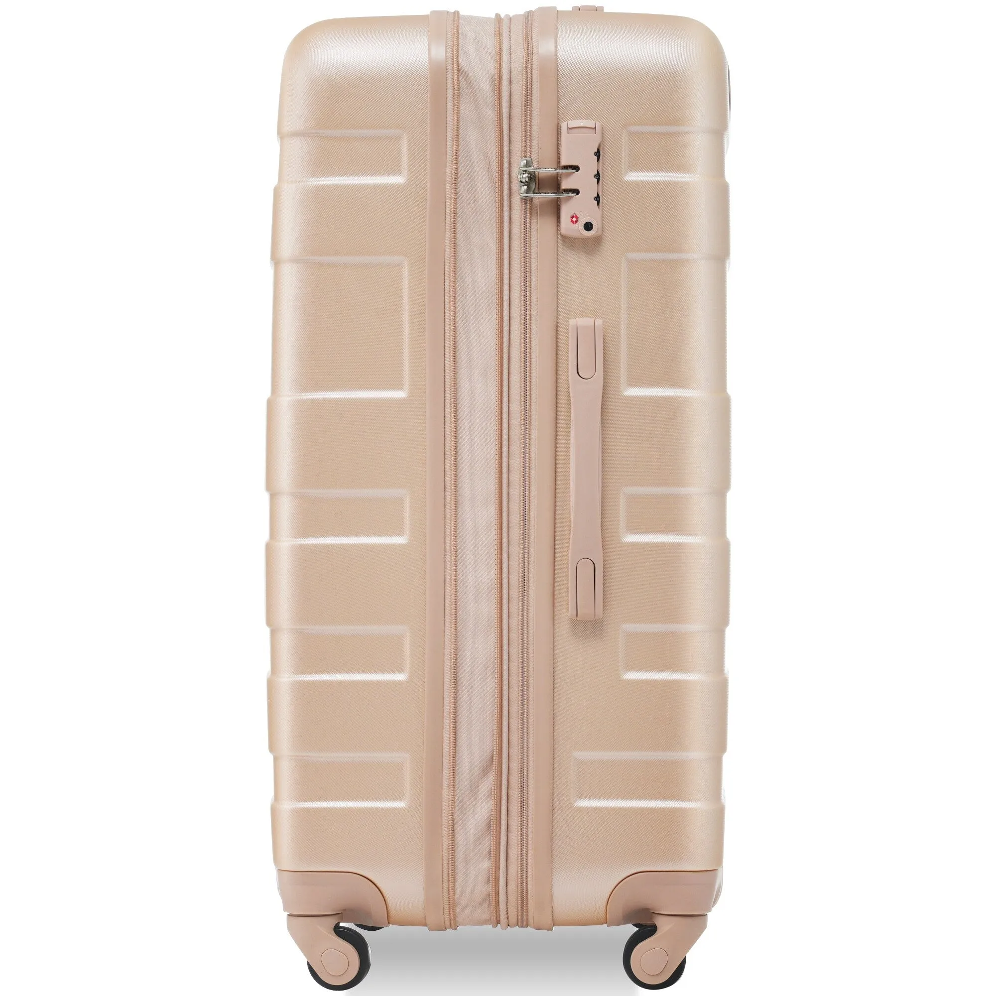 3 Pcs Luggage Set, Expandable ABS Hardshell Suitcases Spinner Wheels with TSA Lock 20''24''28''