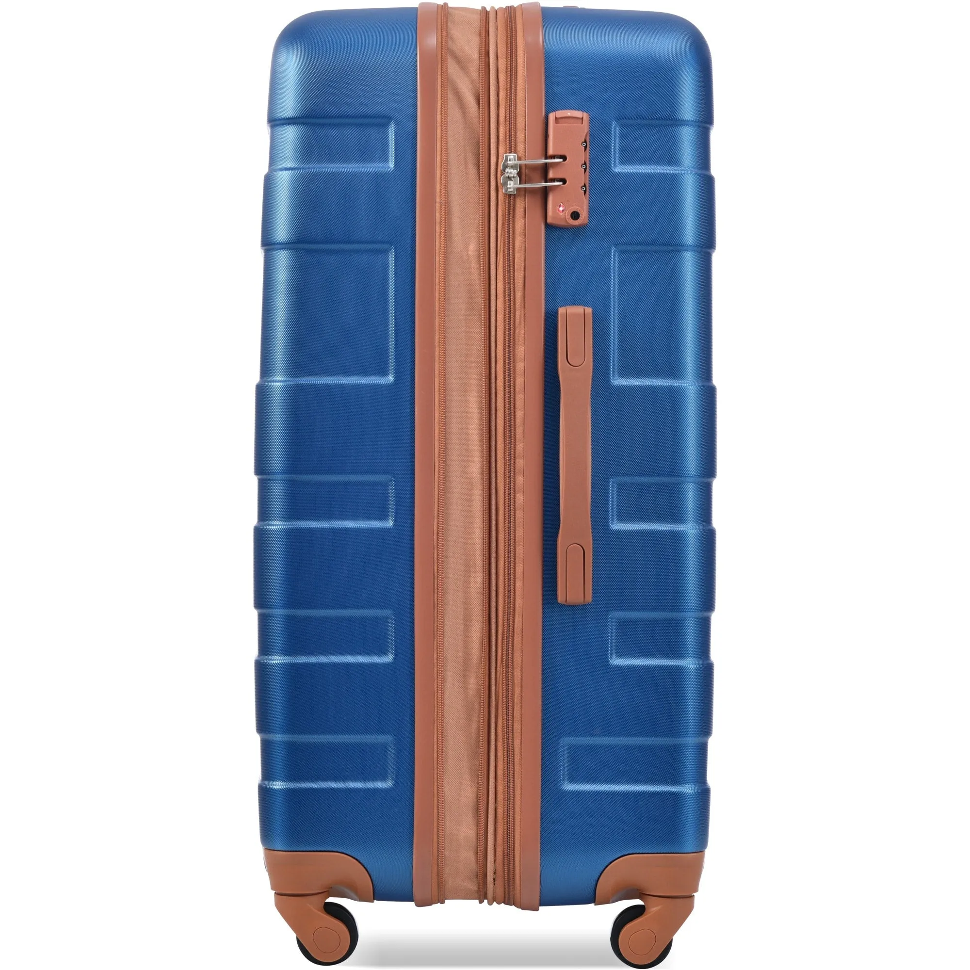3 Pcs Luggage Set, Expandable ABS Hardshell Suitcases Spinner Wheels with TSA Lock 20''24''28''