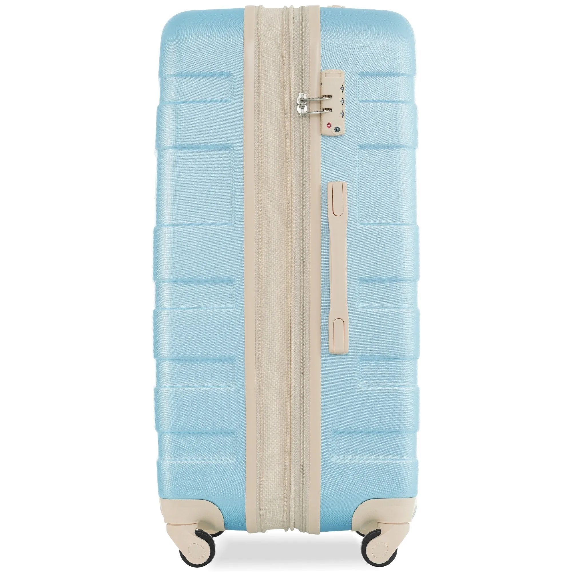 3 Pcs Luggage Set, Expandable ABS Hardshell Suitcases Spinner Wheels with TSA Lock 20''24''28''
