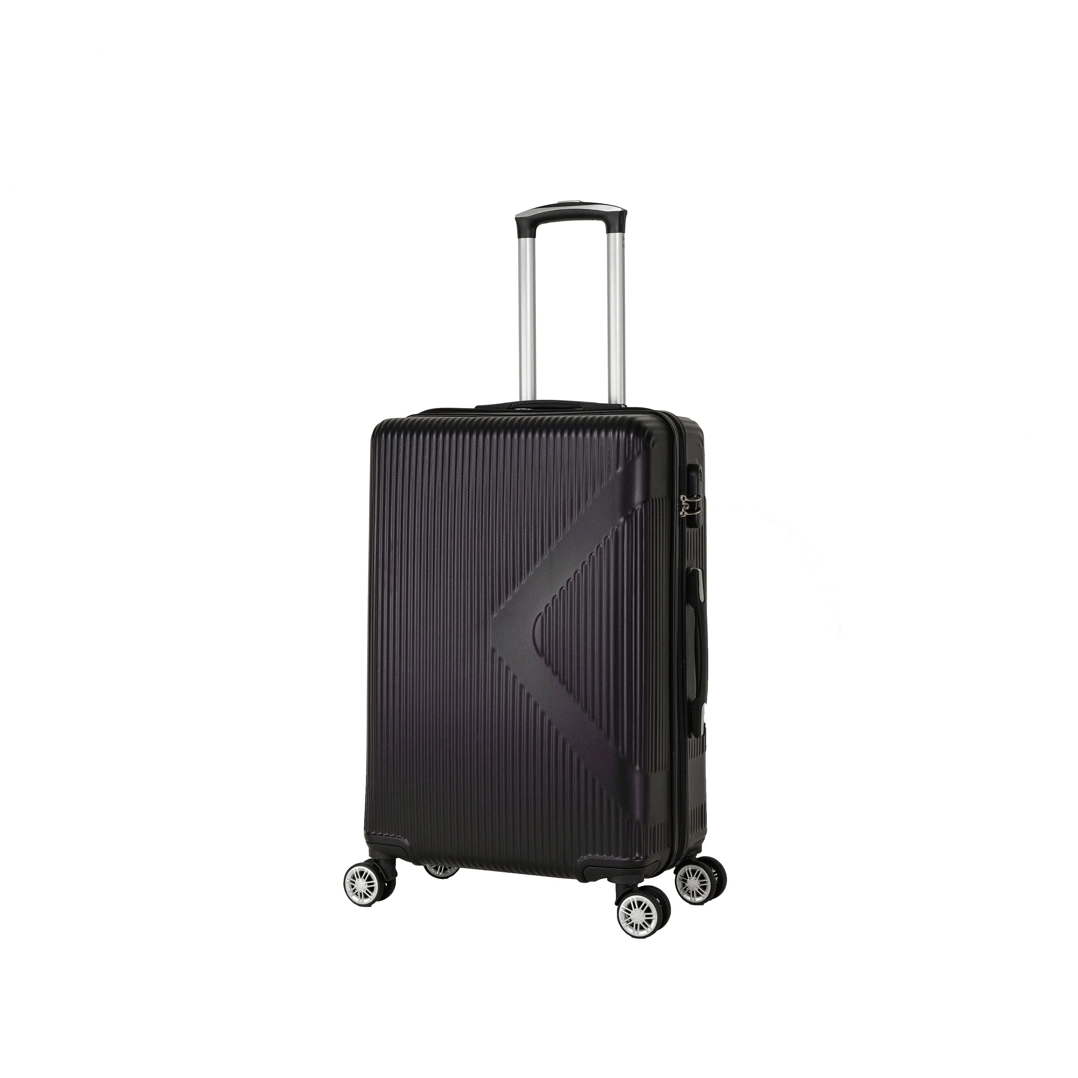 3-piece Luggage Set with Hiking Bag and Password Lock & Rollers Wheels