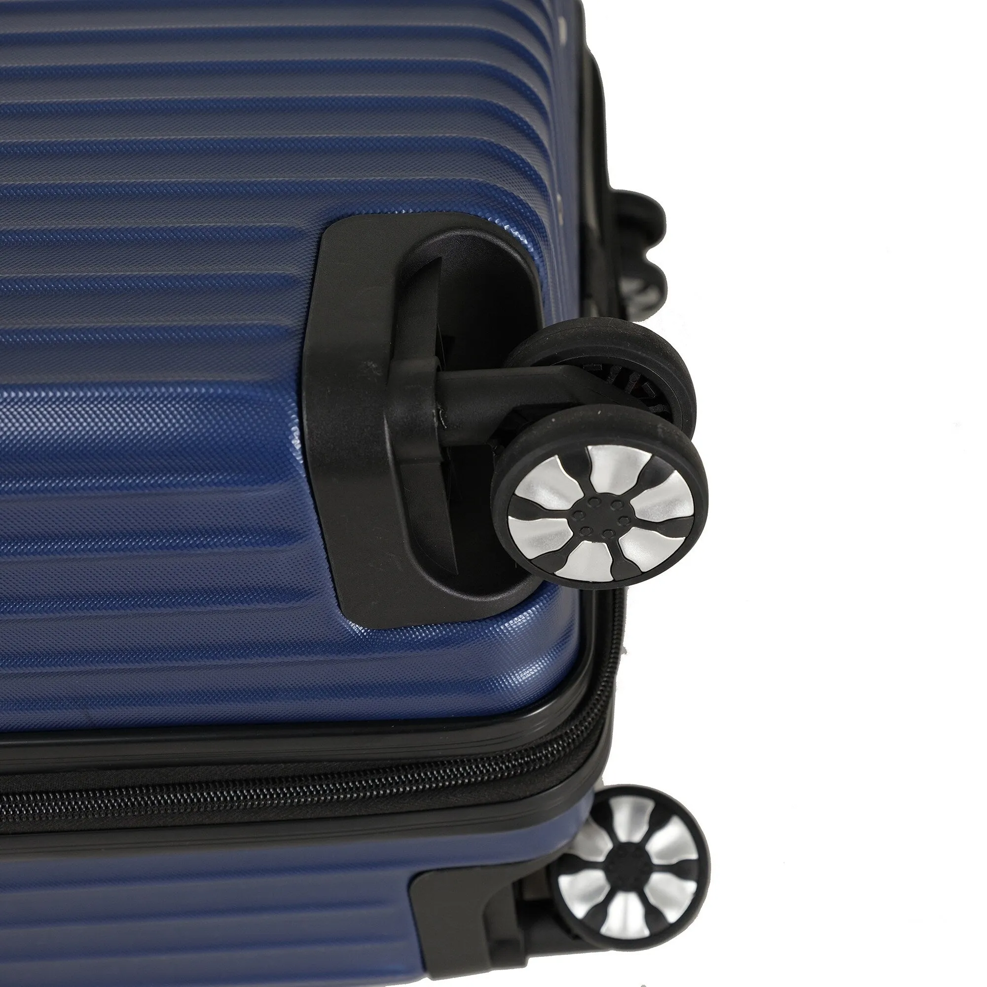 3-piece Luggage Set with Hiking Bag and Password Lock & Rollers Wheels