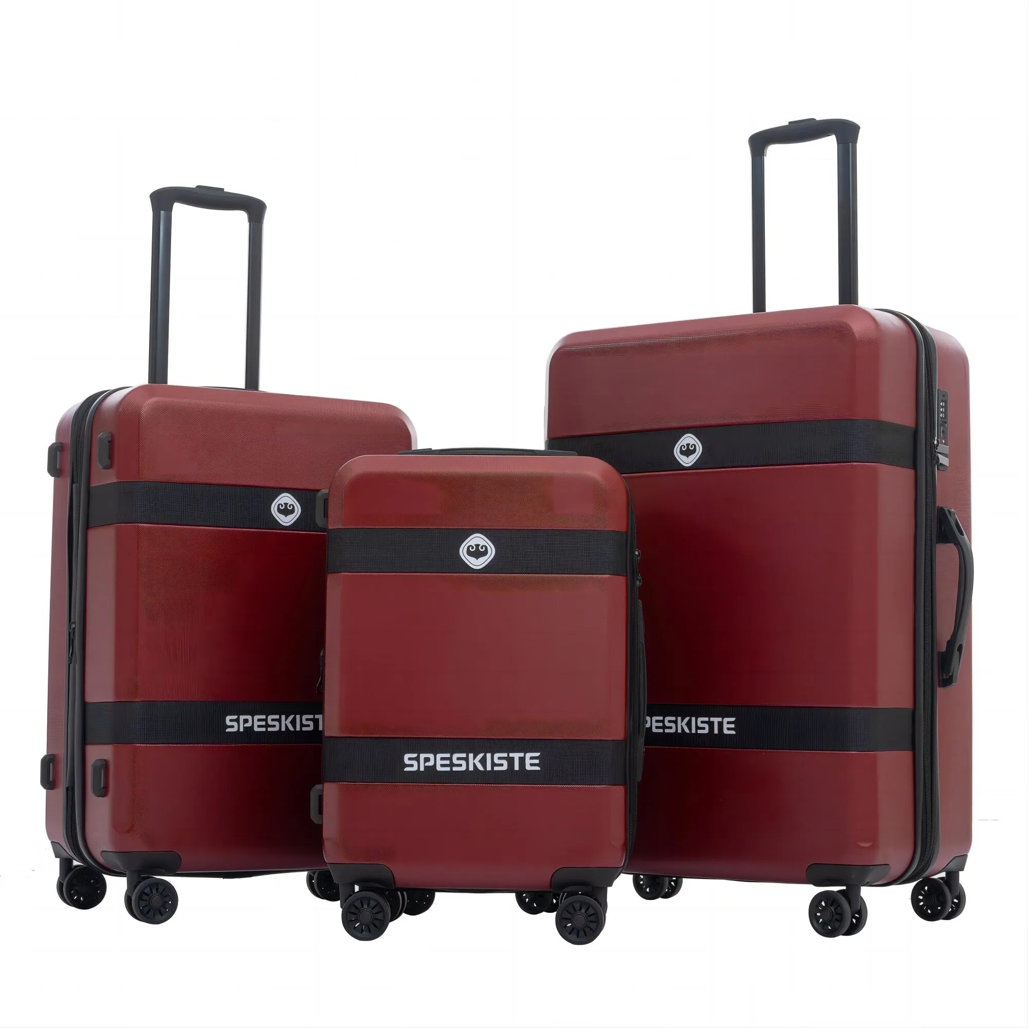 3 Piece Luggage Sets Expandable ABS PC with Spinner Wheels Lightweight TSA Lock