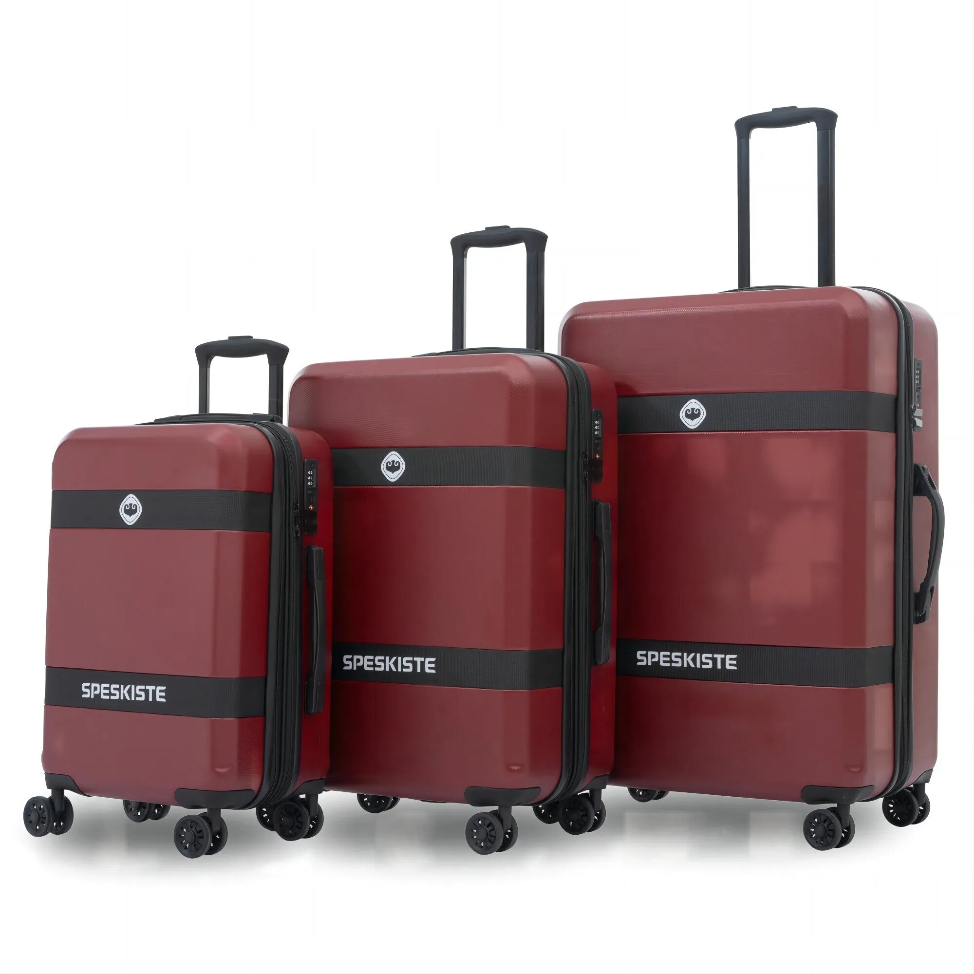 3 Piece Luggage Sets Expandable ABS PC with Spinner Wheels Lightweight TSA Lock