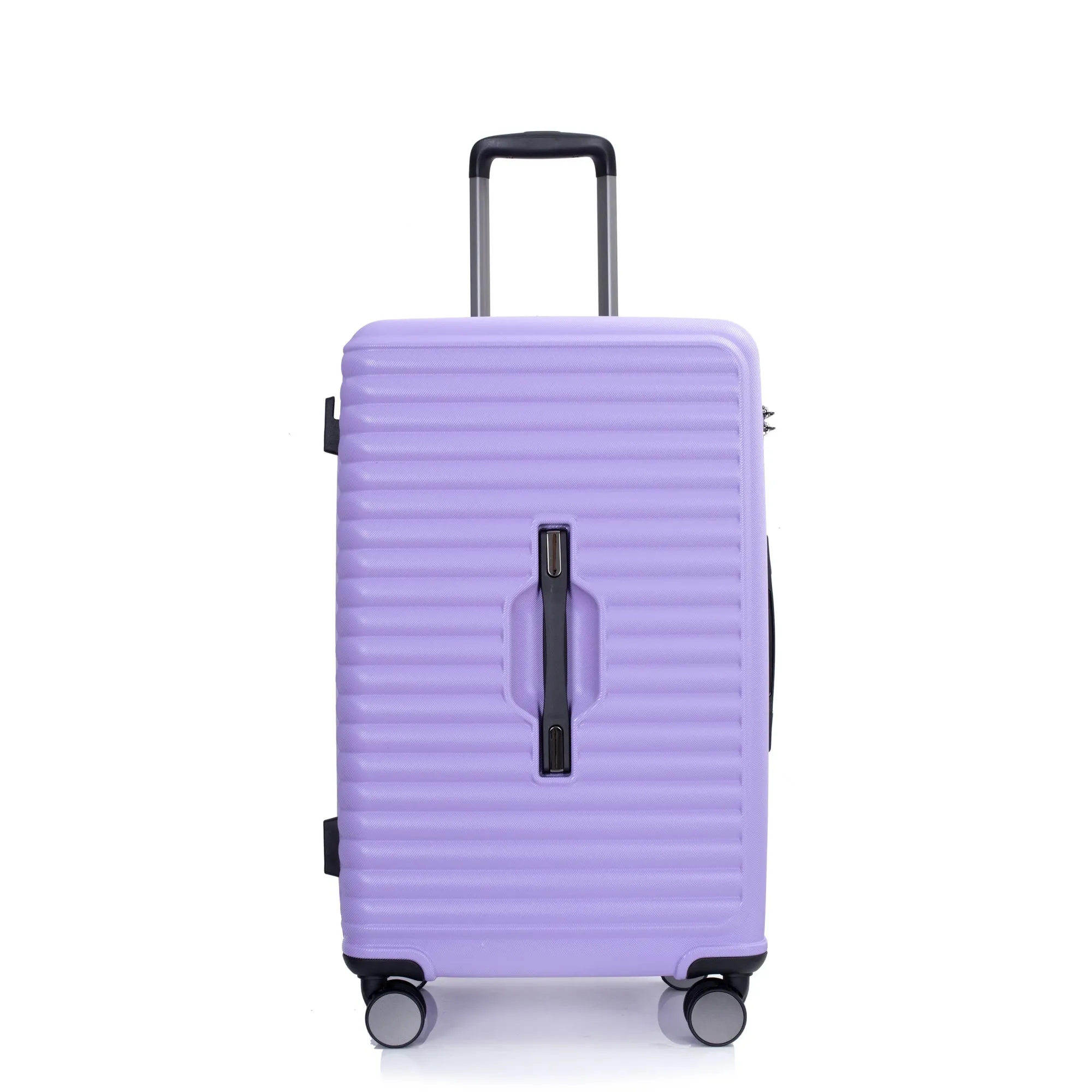 3 Piece Luggage Sets PC ABS Lightweight Suitcase with Two Hooks, 360° Double Spinner Wheels, TSA Lock, (21/25/29)