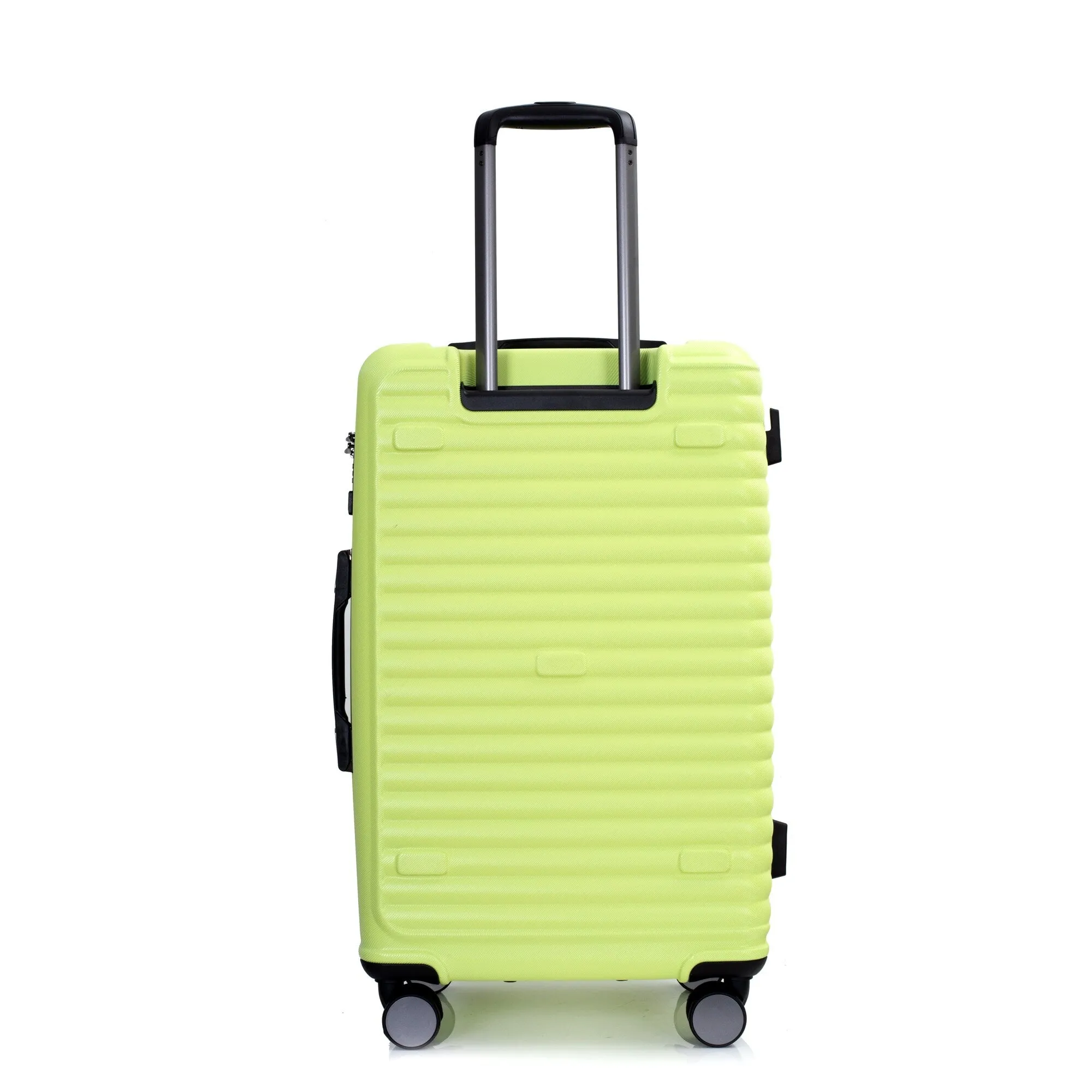 3 Piece Luggage Sets PC ABS Lightweight Suitcase with Two Hooks, 360° Double Spinner Wheels, TSA Lock, (21/25/29)