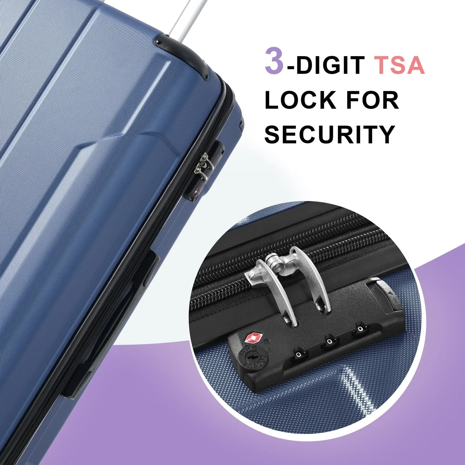 3 Piece Luggage Sets Suitcase/Trunk /Check-in Luggage /Carry-on Luggage
