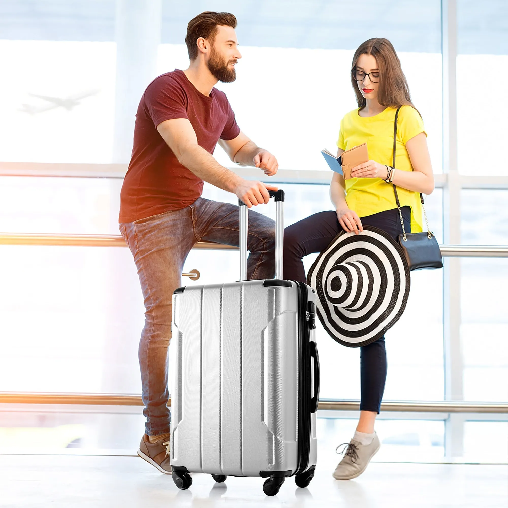 3 Piece Luggage Sets Suitcase/Trunk /Check-in Luggage /Carry-on Luggage