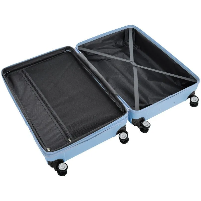3-Piece Sets New Luggage Sets, ABS Suitcases, Expandable Luggage Trunk Set with Spinner Wheels and Side Hook