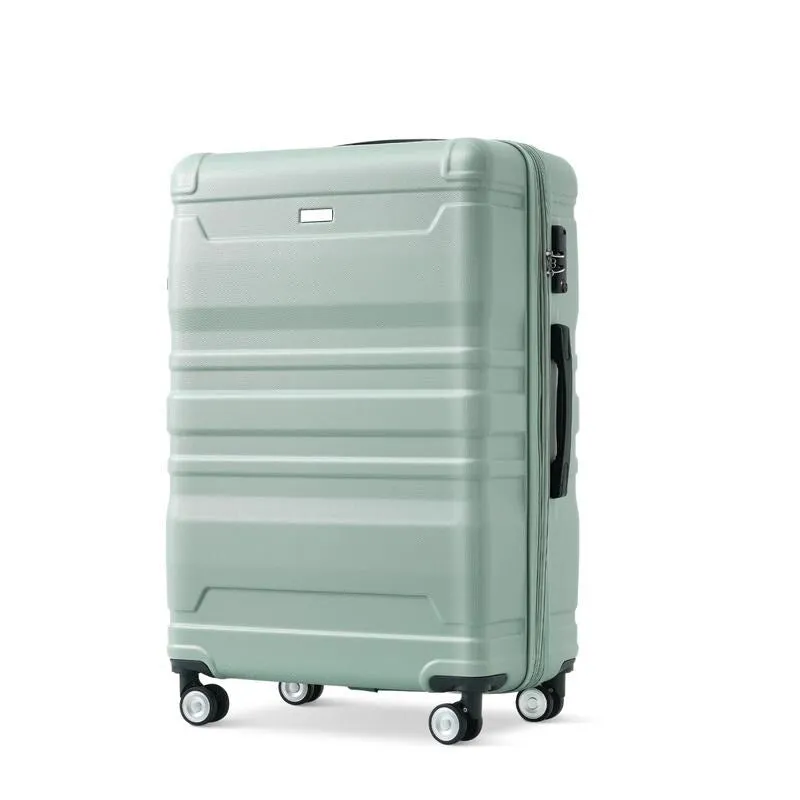 3-Piece Sets New Luggage Sets, ABS Suitcases, Expandable Luggage Trunk Set with Spinner Wheels and Side Hook