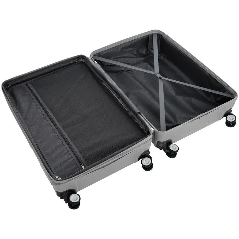 3-Piece Sets New Luggage Sets, ABS Suitcases, Expandable Luggage Trunk Set with Spinner Wheels and Side Hook