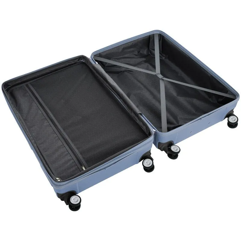3-Piece Sets New Luggage Sets, ABS Suitcases, Expandable Luggage Trunk Set with Spinner Wheels and Side Hook