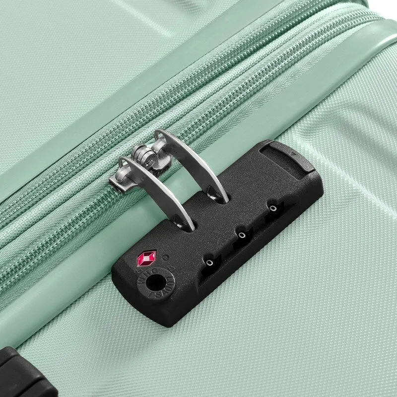3-Piece Sets New Luggage Sets, ABS Suitcases, Expandable Luggage Trunk Set with Spinner Wheels and Side Hook