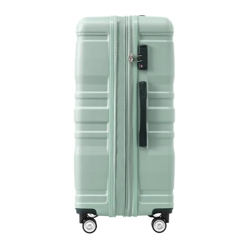 3-Piece Sets New Luggage Sets, ABS Suitcases, Expandable Luggage Trunk Set with Spinner Wheels and Side Hook