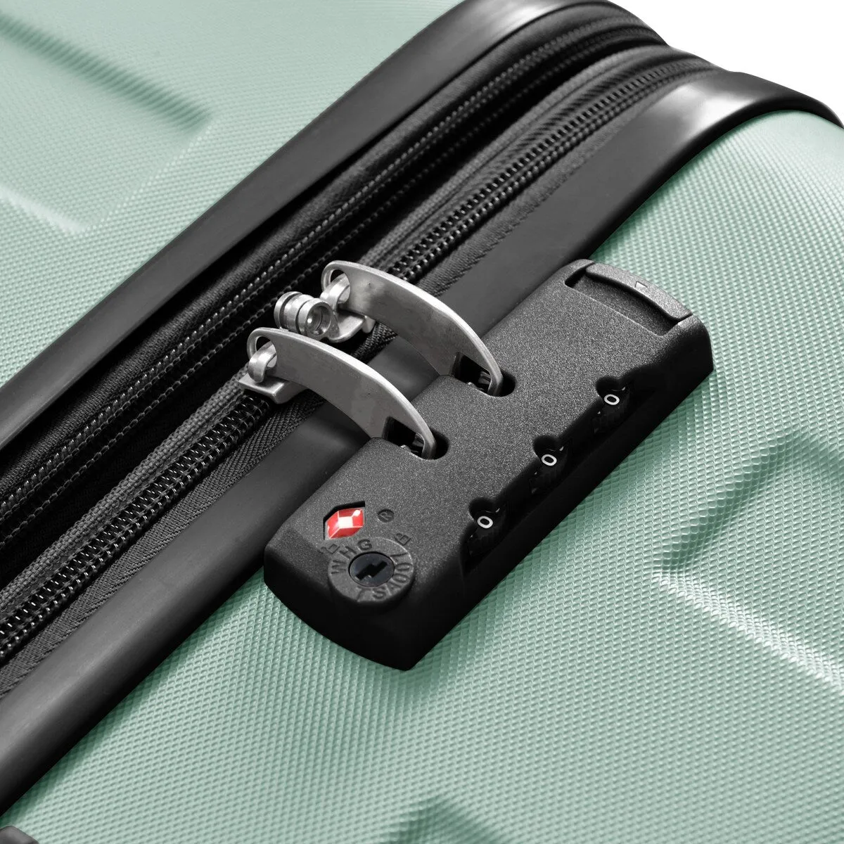 3pcs Clearance Luggage Hardside Lightweight Durable Suitcase sets Spinner Wheels Suitcase with TSA Lock 20''24''28''