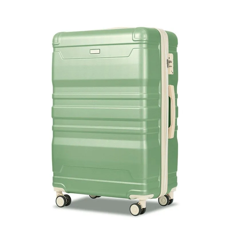3PCS Expandable ABS Hardshell Suitcase Luggage Sets with TSA Lock,20"/24"/28"