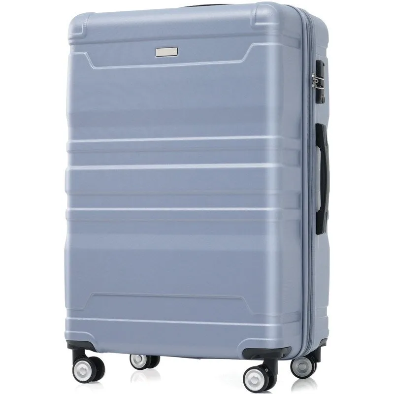 3PCS Expandable ABS Hardshell Suitcase Luggage Sets with TSA Lock,20"/24"/28"