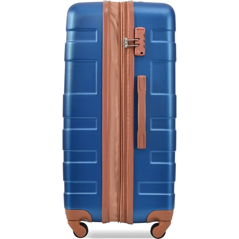3PCS Expandable Luggage Sets ABS Hardshell Suitcase with TSA Lock and Spinner Wheels