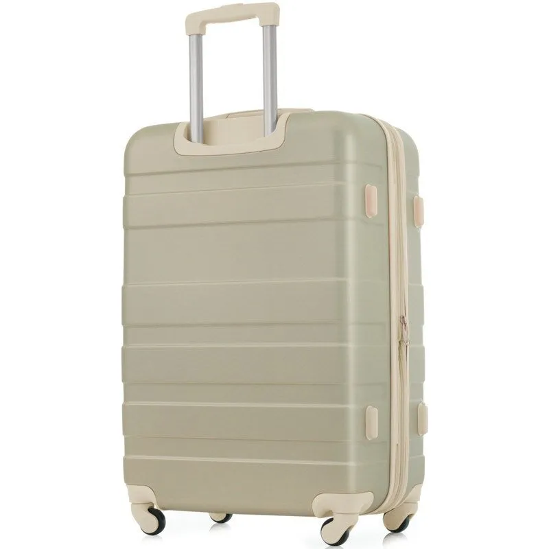 3PCS Expandable Luggage Sets ABS Hardshell Suitcase with TSA Lock and Spinner Wheels
