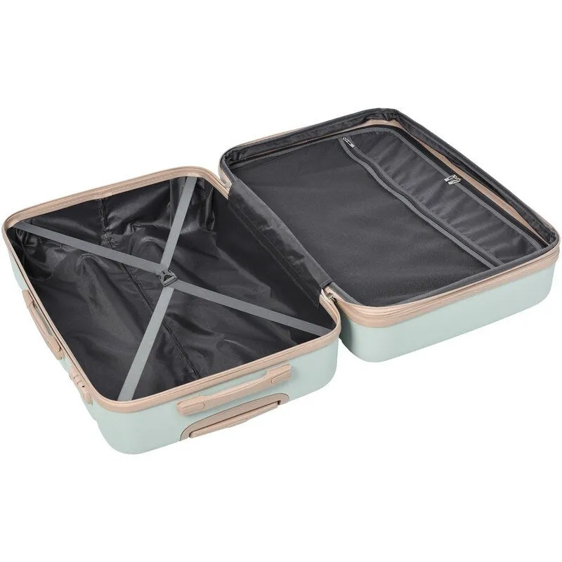 3PCS Expandable Luggage Sets ABS Hardshell Suitcase with TSA Lock and Spinner Wheels