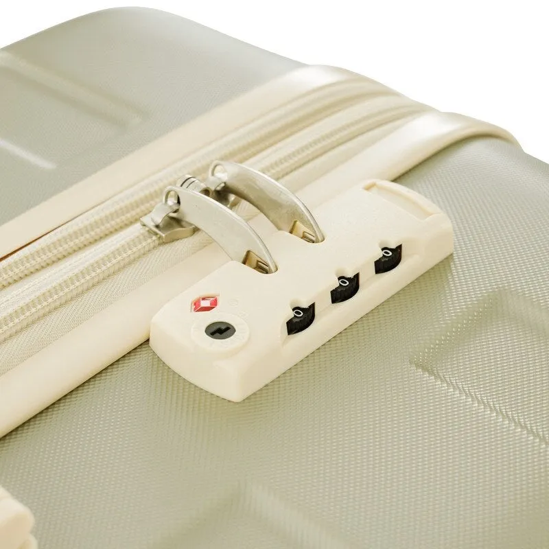 3PCS Expandable Luggage Sets ABS Hardshell Suitcase with TSA Lock and Spinner Wheels