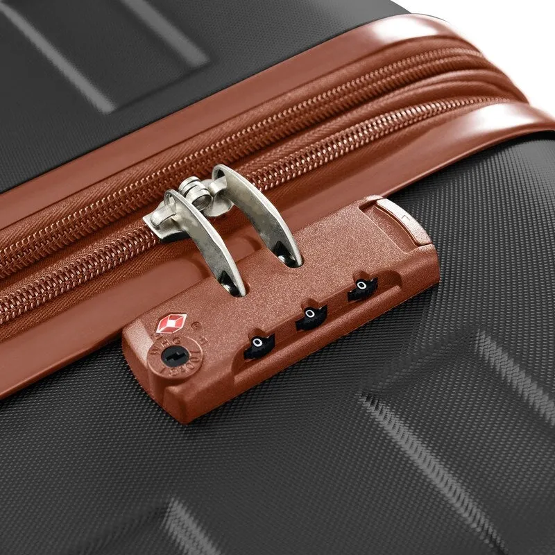 3PCS Expandable Luggage Sets ABS Hardshell Suitcase with TSA Lock and Spinner Wheels