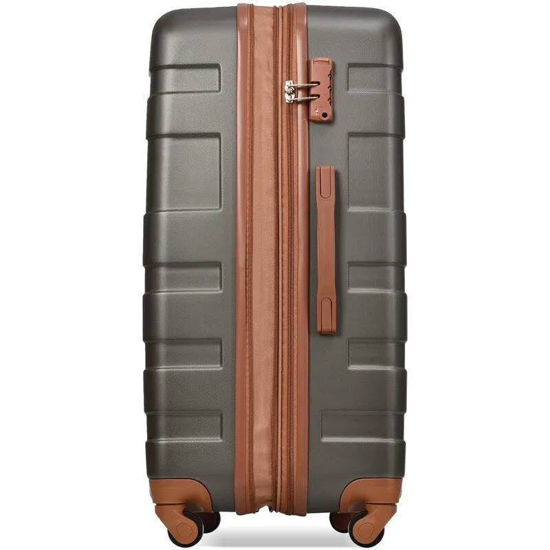 3PCS Expandable Luggage Sets ABS Hardshell Suitcase with TSA Lock and Spinner Wheels