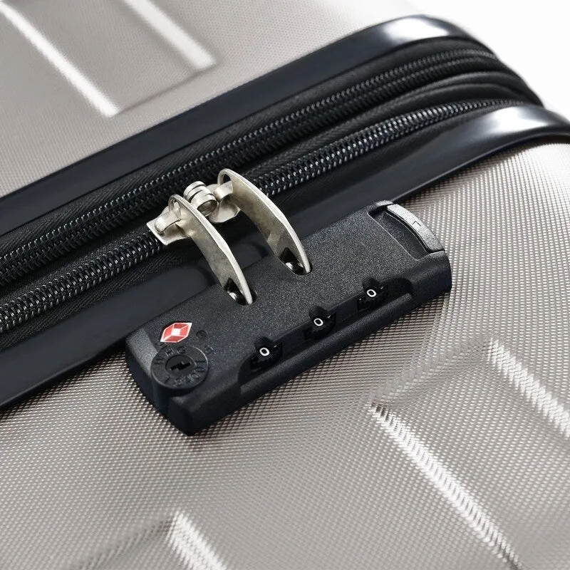 3PCS Expandable Luggage Sets ABS Hardshell Suitcase with TSA Lock and Spinner Wheels