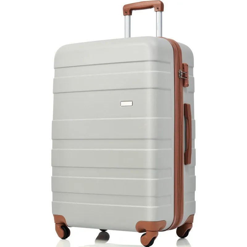 3PCS Expandable Luggage Sets ABS Hardshell Suitcase with TSA Lock and Spinner Wheels