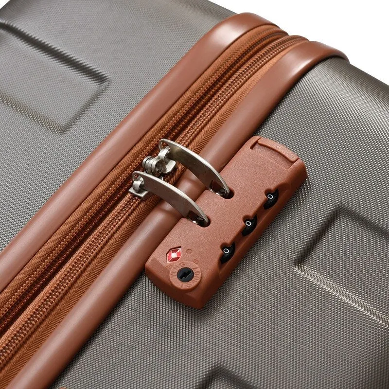 3PCS Expandable Luggage Sets ABS Hardshell Suitcase with TSA Lock and Spinner Wheels