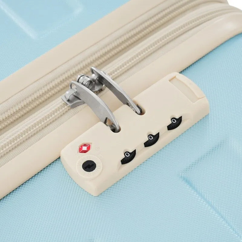 3PCS Expandable Luggage Sets ABS Hardshell Suitcase with TSA Lock and Spinner Wheels