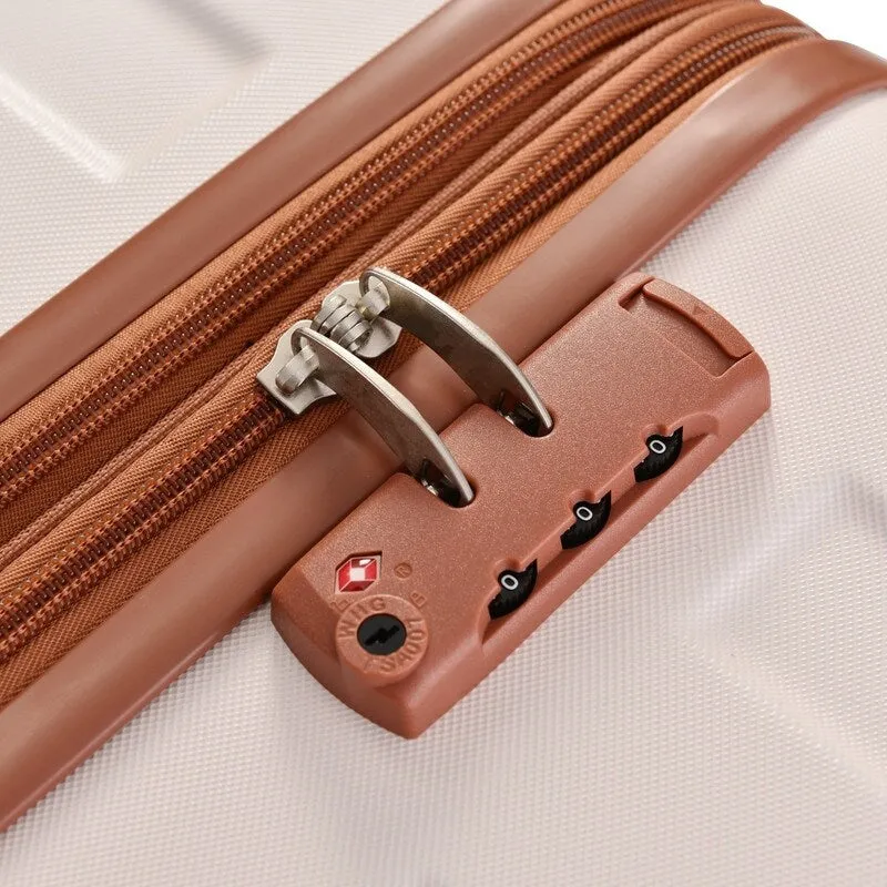 3PCS Expandable Luggage Sets ABS Hardshell Suitcase with TSA Lock and Spinner Wheels