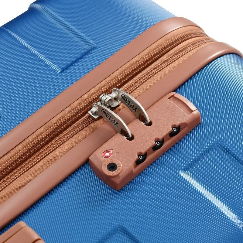 3Pcs Luggage Sets Durable Suitcase Sets with Spinner Wheels and TSA Lock