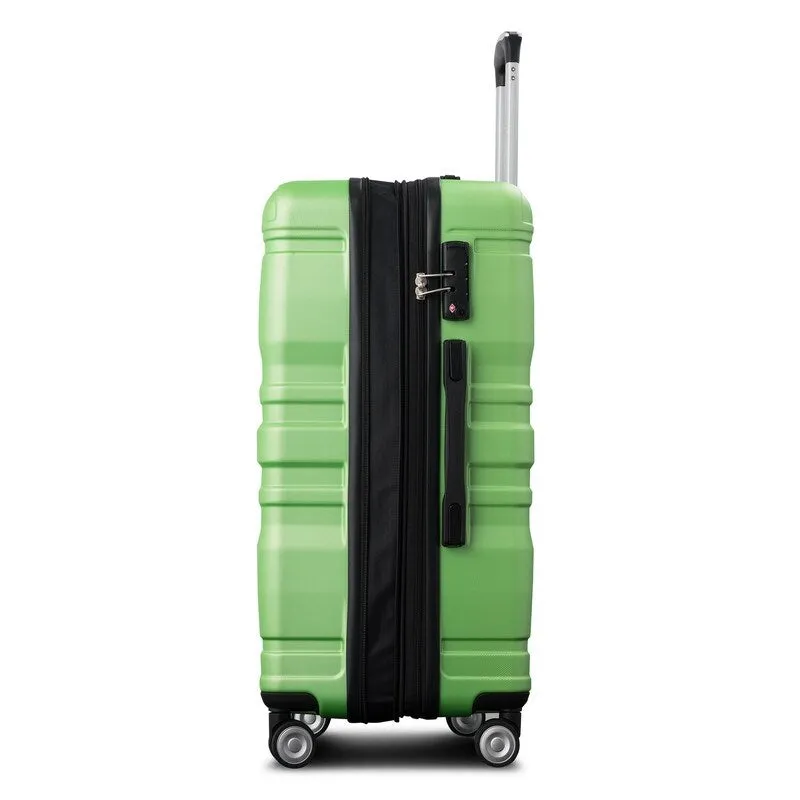 3PCS Luggage Sets Expandable ABS Suitcase with TSA Lock(20"/24"/28")